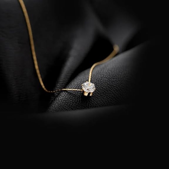 Lumora Classic Solitaire Pendant Necklace – Timeless Everyday Elegance