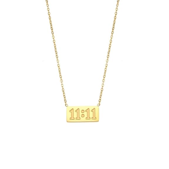 Lumora 11:11 Angel Number Necklace – Gold Plated