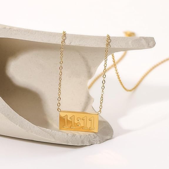 Lumora 11:11 Angel Number Necklace – Gold Plated