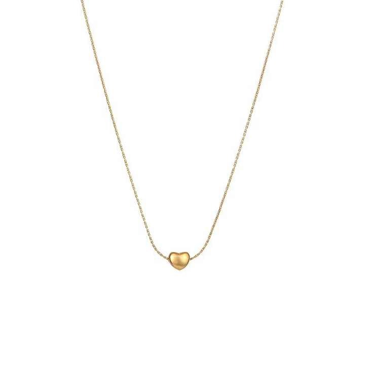 Lumora Dainty Heart Necklace – Minimal Elegance in Gold